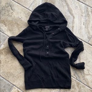 J Crew Collection Cashmere Hoodie Sweater sz small
